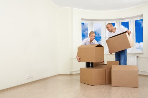 Packing and furniture handling for a flat move in South London
